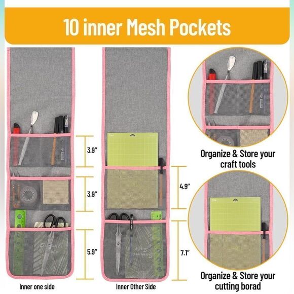 Finesun - 24 compartment hanging vinyl roll storage and organizer - Picture 3 of 9